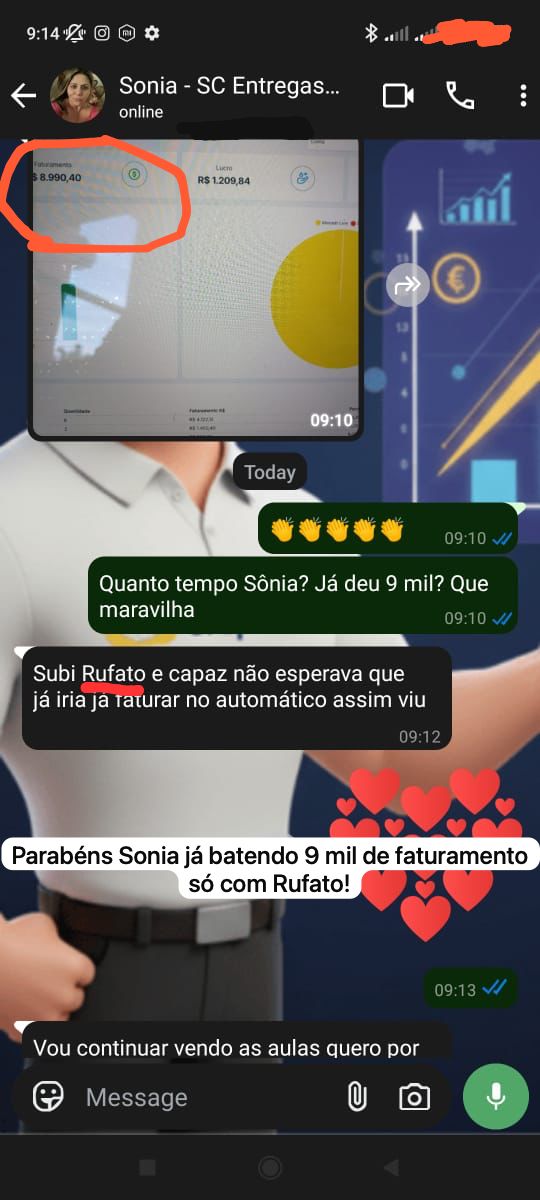 Sonia de SC - Beteu 9 mil já somente com Rufato!